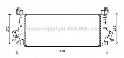 AVA QUALITY COOLING ol4640 -  Интеркулер